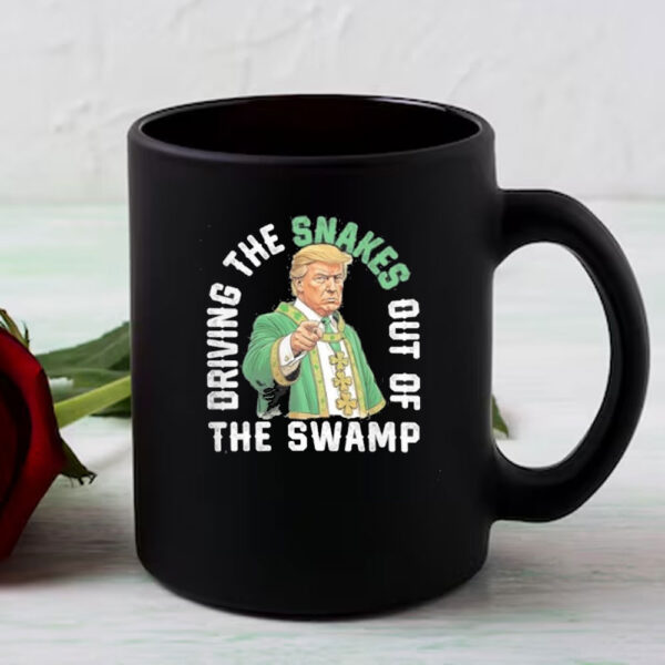 Official Trump Patrick Day Driving The Snakes Out Of The Swamp Mug