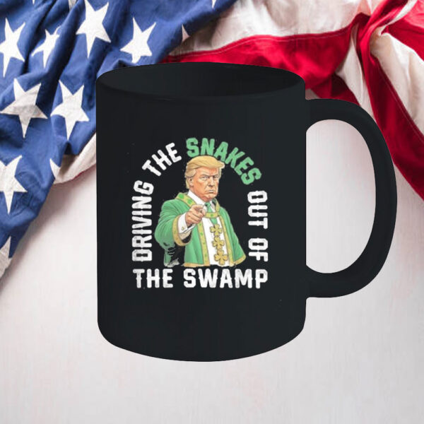 Official Trump Patrick Day Driving The Snakes Out Of The Swamp Mug