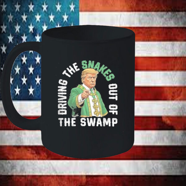 Official Trump Patrick Day Driving The Snakes Out Of The Swamp Mug