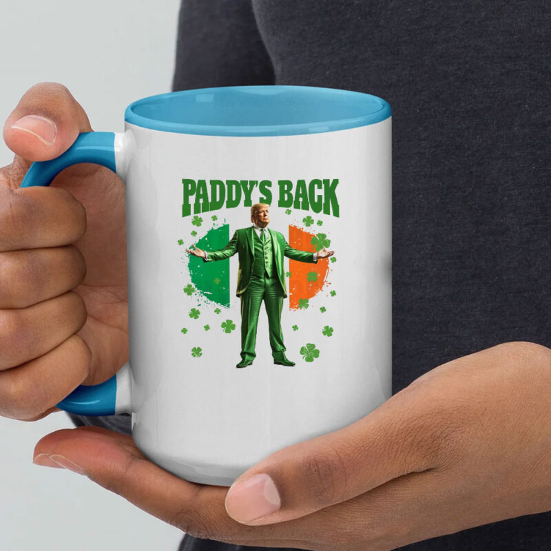 Paddys Back Funny Trump St Patrick's Day Mug 11 Paddys Back Funny Trump St Patrick's Day Mug