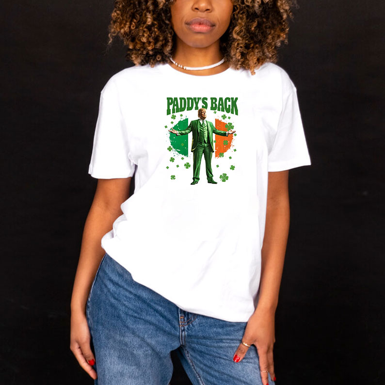 Paddys Back Funny Trump St Patrick's Day Shirt 8 Paddys Back Funny Trump St Patrick's Day Shirt