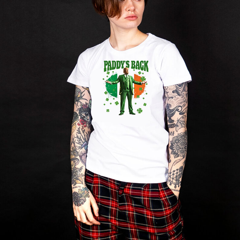 Paddys Back Funny Trump St Patrick's Day Shirt 11 Paddys Back Funny Trump St Patrick's Day Shirt