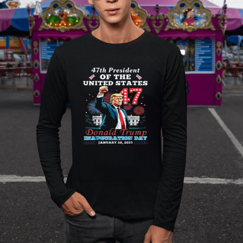 Celebrate Inauguration Day 2025 with Official President Trump 47th USA Flag Shirts 9 President-Donald-Trump-Inauguration-Day-2025-47Th-Usa-Flag-Shirts1