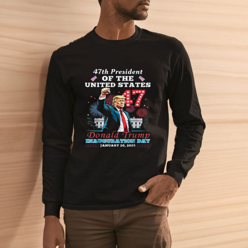 Celebrate Inauguration Day 2025 with Official President Trump 47th USA Flag Shirts 11 President-Donald-Trump-Inauguration-Day-2025-47Th-Usa-Flag-Shirts3