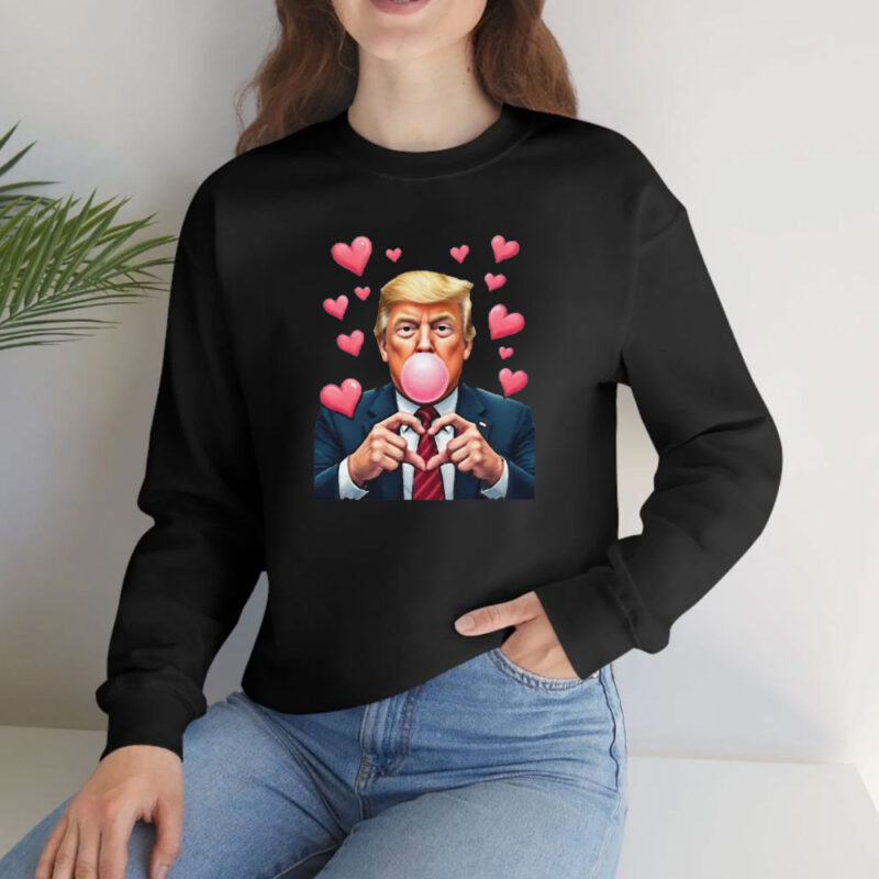 Show Your Love for President Trump with Our Valentine's Day Bubblegum T-Shirt 10 President-Trump-Bubblegum-T-Shirt,-45-47-President,-Valentine's-Day-Shirt2