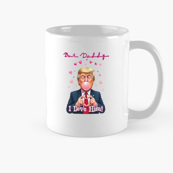 President-Trump-Bubblegum-Valentine's-Day-Mug,-Pink-Hearts-Daddy-I-Love-Him-Mug