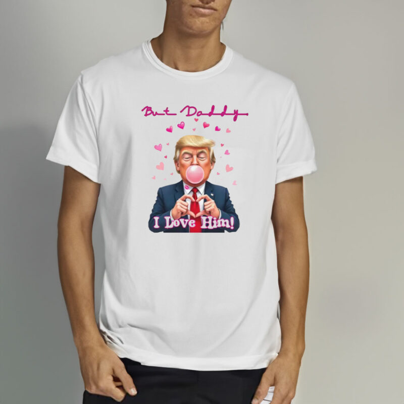 Show Your Love with the President Trump Bubblegum Valentine's Day T-Shirt 9 President-Trump-Bubblegum-Valentine's-Day-T-Shirt,-Pink-Hearts-Daddy-I-Love-Him-Shirt1