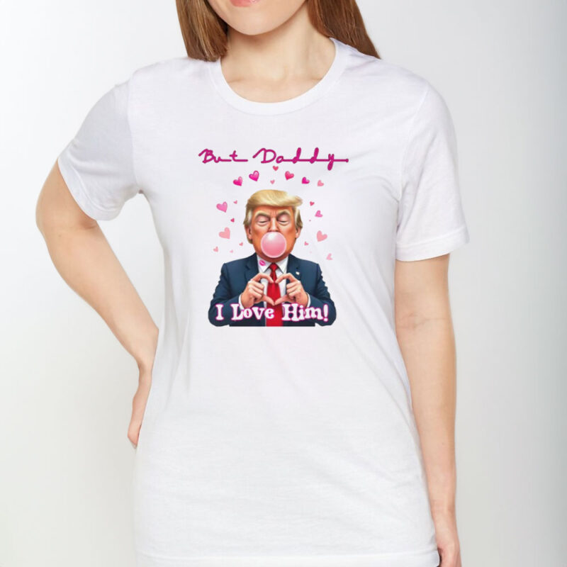 Show Your Love with the President Trump Bubblegum Valentine's Day T-Shirt 10 President-Trump-Bubblegum-Valentine's-Day-T-Shirt,-Pink-Hearts-Daddy-I-Love-Him-Shirt2