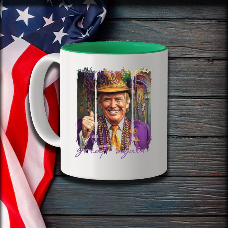Mardi Gras Great Again: Show Your Trump Spirit with This Festive Mug 9 President-Trump-Mardi-Gras,-Make-Mardi-Gras-Great-Again-Mug1