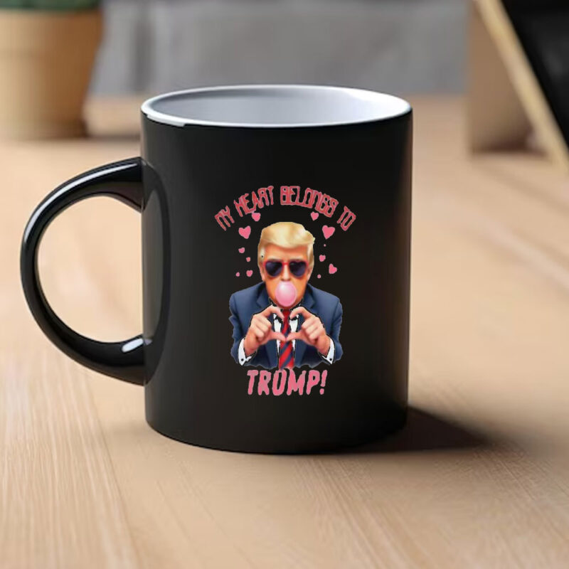 My Heart Belongs to Trump: Show Your Support with Our Bubblegum Heart Mug 9 President-Trump-Mug,-My-Heart-Belongs-To-Trump,-Bubblegum-Heart-Mug1