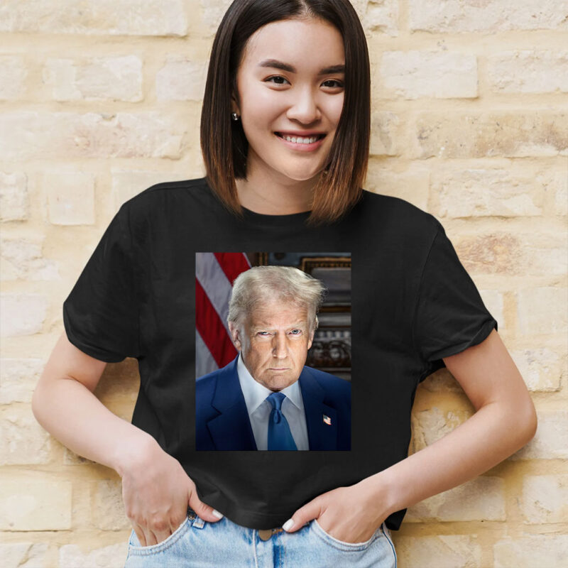 President Trump's COLORIZED Official Inauguration Portrait Shirt 10 President Trump's COLORIZED Official Inauguration Portrait Shirt