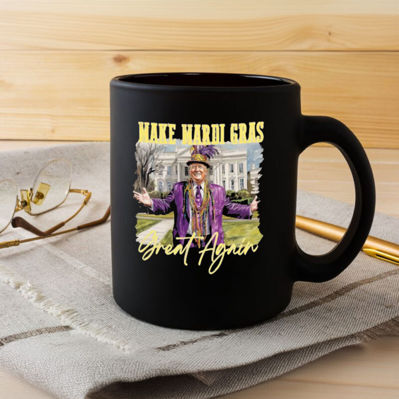 Mardi Gras Great Again: Retro Trump Mug for a Patriotic Celebration 8 Retro-Trump-Mardi-Gras-Mug,-Make-Mardi-Gras-Great-Again-Mug