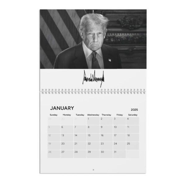 Signature Trump Official Inauguration Portrait Calendar (2025)