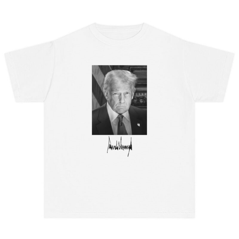 Signature Trump Official Inauguration Portrait Kid's Shirt 7 Signature Trump Official Inauguration Portrait Kid's Shirt