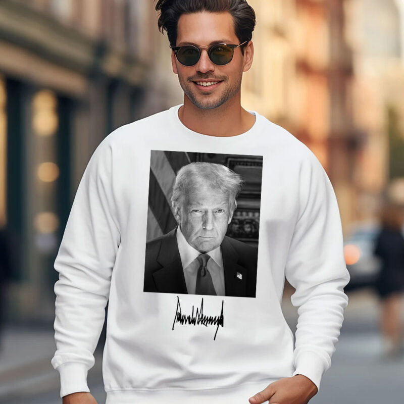 Signature Trump Official Inauguration Portrait Long Sleeve Shirt 8 Signature Trump Official Inauguration Portrait Long Sleeve Shirt
