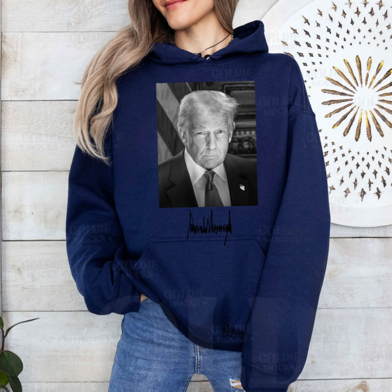 Signature Trump Official Inauguration Portrait Long Sleeve Shirt 10 Signature Trump Official Inauguration Portrait Long Sleeve Shirt