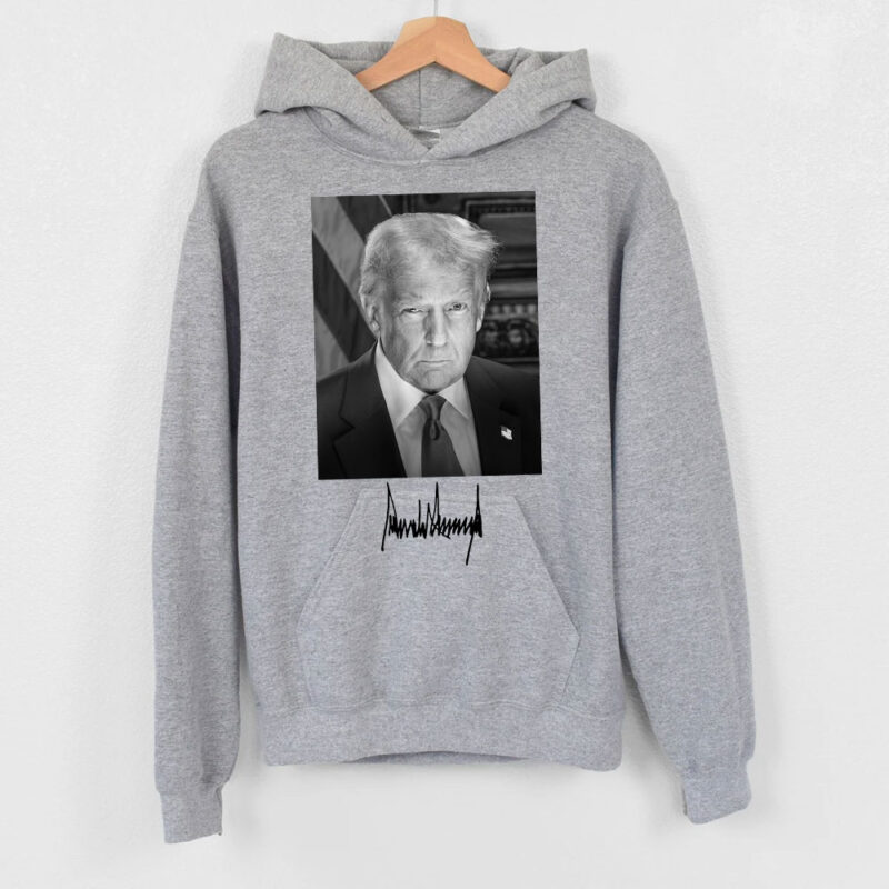 Signature Trump Official Inauguration Portrait Long Sleeve Shirt 11 Signature Trump Official Inauguration Portrait Long Sleeve Shirt