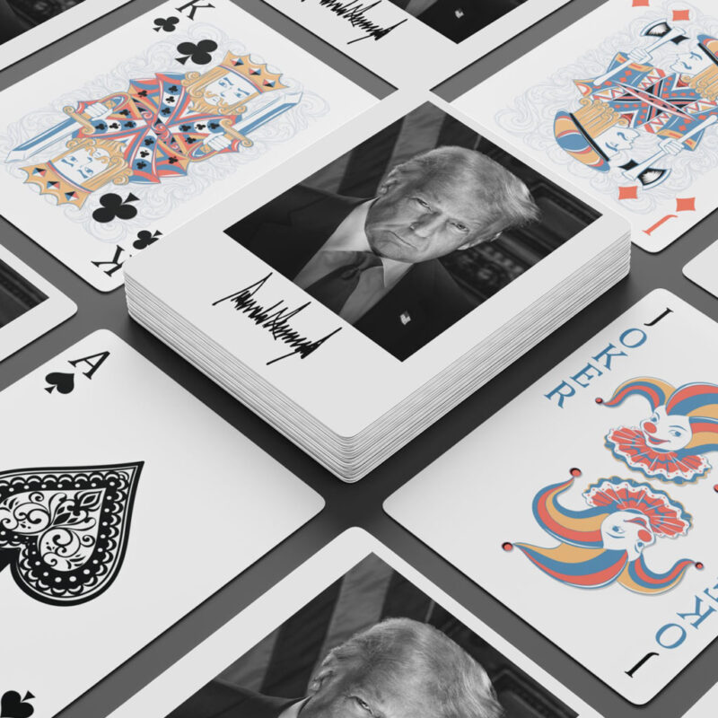 Signature Trump Official Inauguration Portrait Playing Cards 12 Signature Trump Official Inauguration Portrait Playing Cards