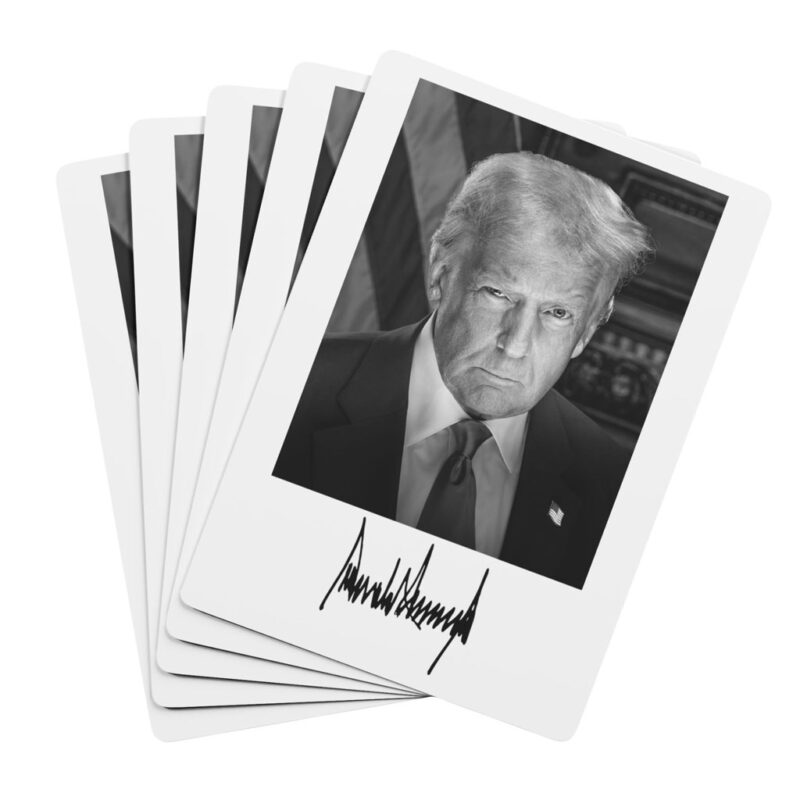 Signature Trump Official Inauguration Portrait Playing Cards 13 Signature Trump Official Inauguration Portrait Playing Cards
