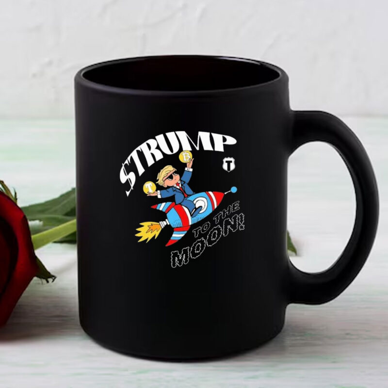 $TRUMP To The Moon Bitcoin Mug 8 $TRUMP To The Moon Bitcoin Mug
