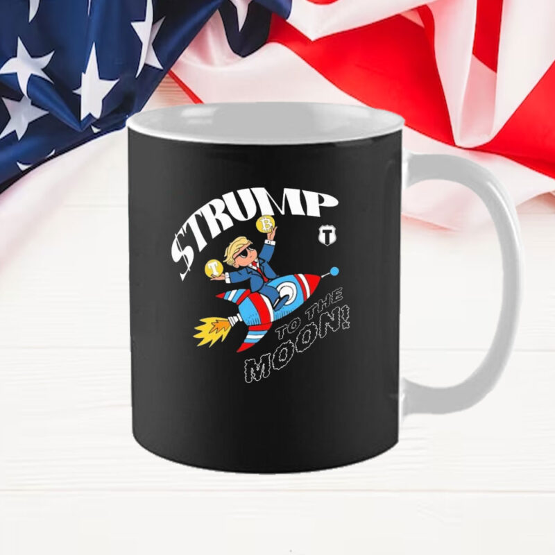 $TRUMP To The Moon Bitcoin Mug 9 $TRUMP To The Moon Bitcoin Mug