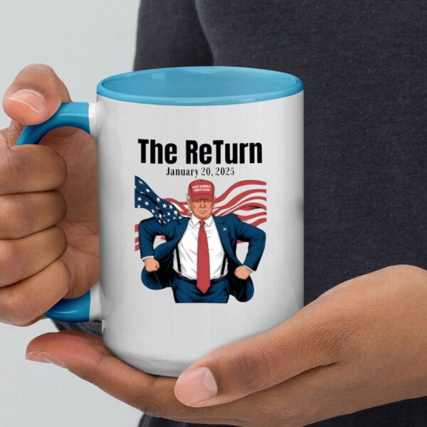 Trump 2025 Inauguration Day Mug, Trump Superhero Graphic Mug