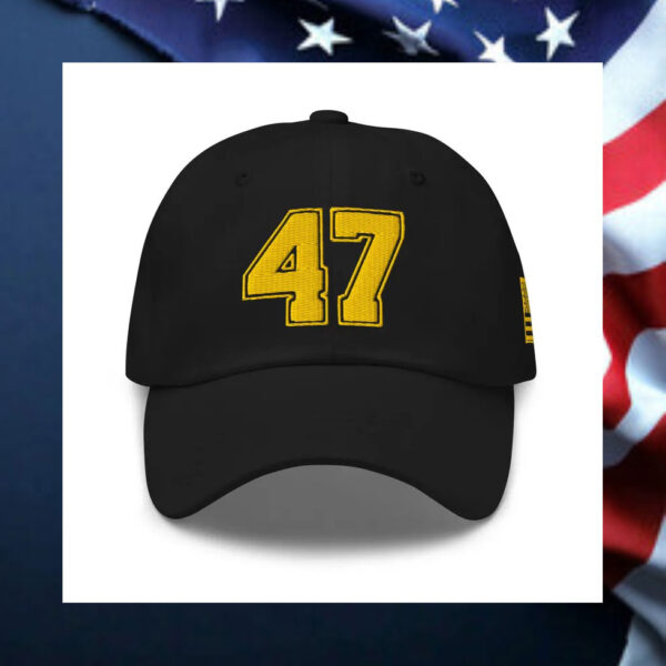 Trump-47-Hat,-Gold-Black-47-hat