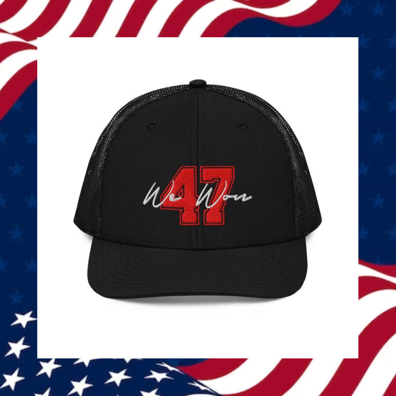Show Your Patriotism: Trump 47 Hat, We Won Hat 9 Trump-47-Hat,-We-Won-Hat2