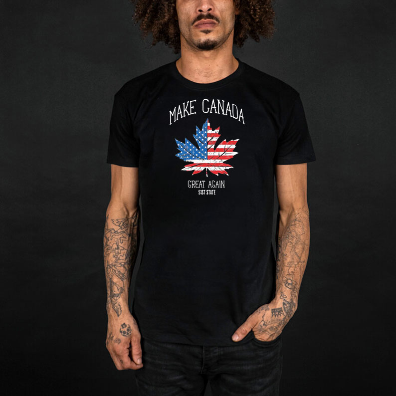 Trump American Flag Make Canada Great Again 51st State shirt 11 Trump American Flag Make Canada Great Again 51st State shirt