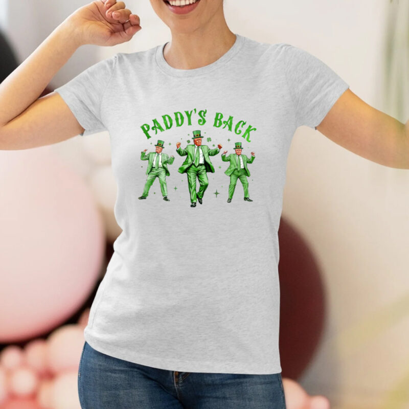 Trump's Shamrock Shenanigans: Celebrate St. Patrick's Day with Dancing Trump 8 Trump Funny St Patricks Day Shirt, St Pattys Day Dancing Trump,Trump Shamrock Tshirt