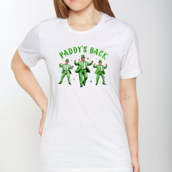 Trump Funny St Patricks Day Shirt, St Pattys Day Dancing Trump,Trump Shamrock Tshirt1