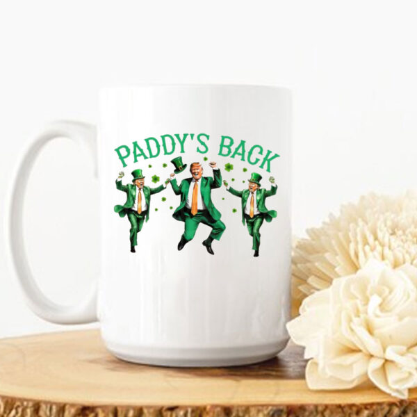 Trump Funny St Patricks Day, St Pattys Day Dancing Trump Mug