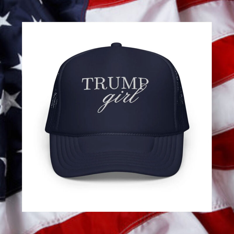 Show Your Patriotism with the Trump Girl Trucker Hat 10 Trump-Girl-Trucker-Hat2