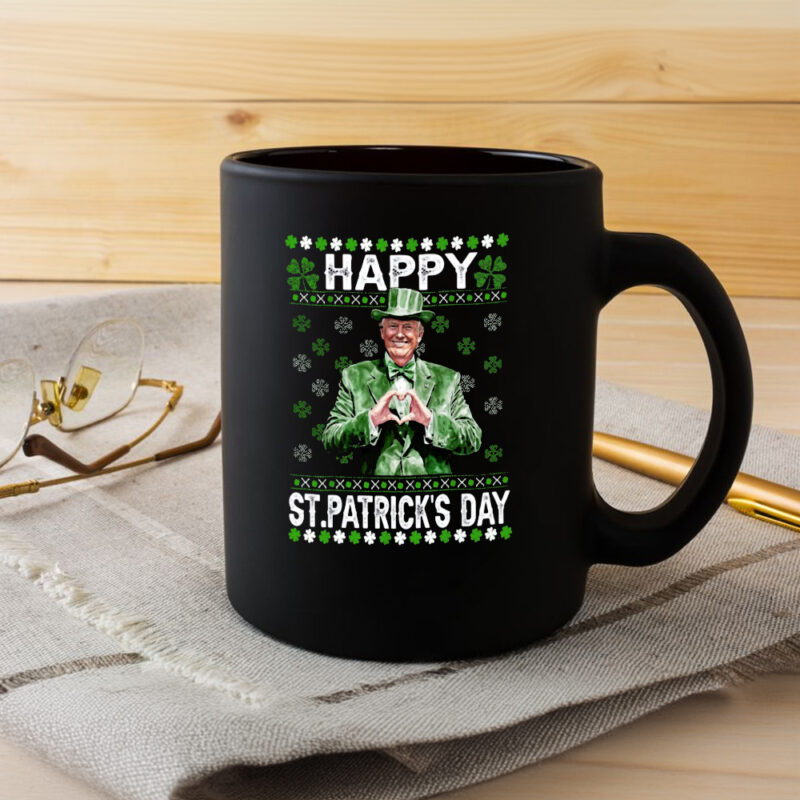 Celebrate St. Patrick's Day with Trump: The Ultimate Irish-American Mug 8 Trump Happy St.Patrick's Day Mug