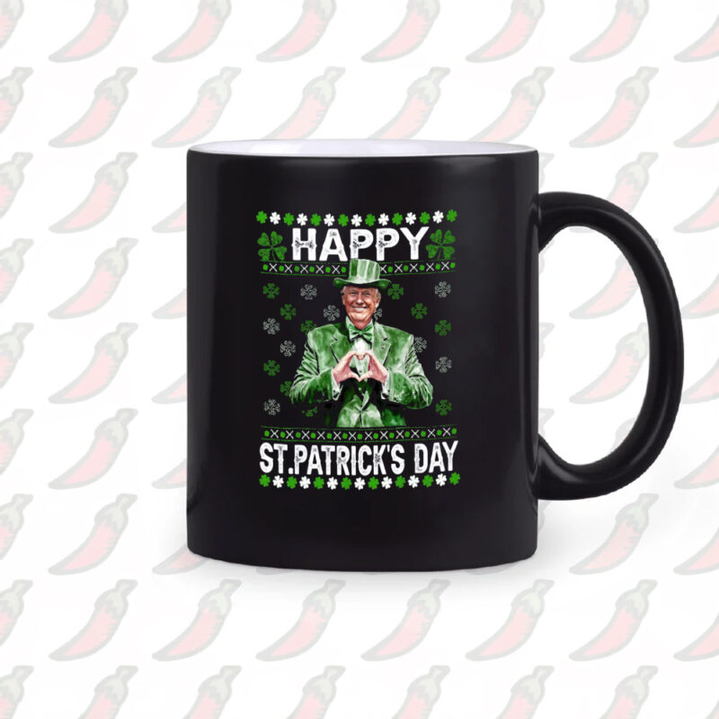 Celebrate St. Patrick's Day with Trump: The Ultimate Irish-American Mug 10 Trump Happy St.Patrick's Day Mug2