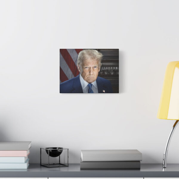 Trump Inaugural Portrait Matte Canvas