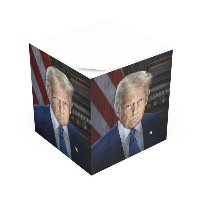 Trump Inaugural Portrait Note Cube 10 Trump Inaugural Portrait Note Cube