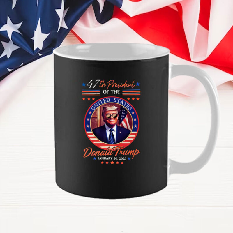 Trump Inauguration Day 2025 Retro Mug 9 Trump Inauguration Day 2025 Retro Mug