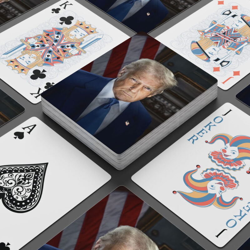 Trump Inauguration Portrait Poker Playing Cards 12 Trump Inauguration Portrait Poker Playing Cards