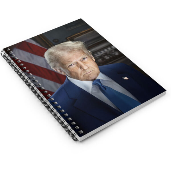 Trump Inauguration Portrait Spiral Notebook - Ruled Line