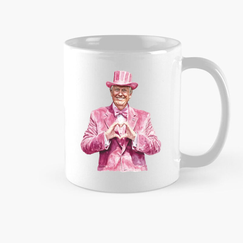 Trump Is My Valentine: Show Your Love with Our Hilarious 2025 Mug 8 Trump-Is-My-Valentine,-Funny-trump-2025,-valentine-Mug