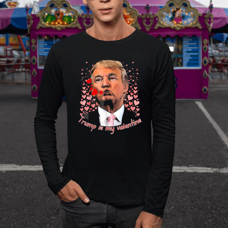 Trump Valentine's Day 2025 Heart T-Shirt: Show Your Love for the Former President 9 Trump-Is-My-Valentine-Trump-Valentine's-Day-2025-Heart-T-Shirt1