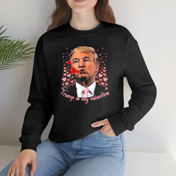 Trump-Is-My-Valentine-Trump-Valentine's-Day-2025-Heart-T-Shirt2