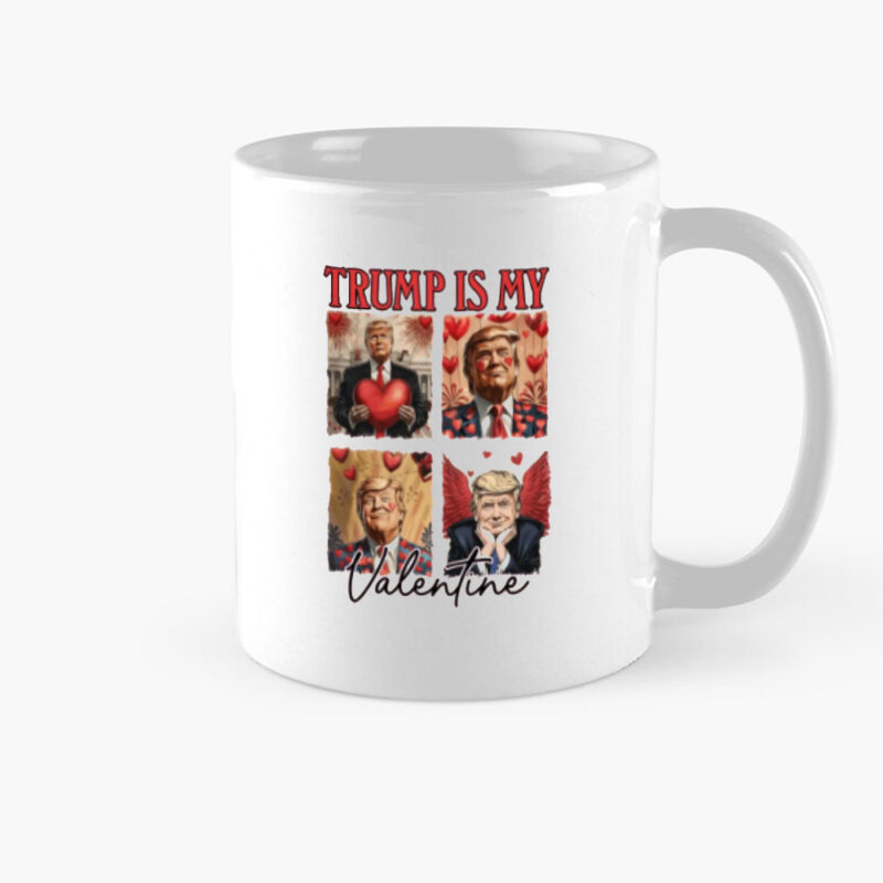 Trump Valentine's Day Mug: Show Your Love for the 45th President 8 Trump-Lover-Mug,-Trump-Is-My-Valentine-Wear,-Cupid-Trump-Mug