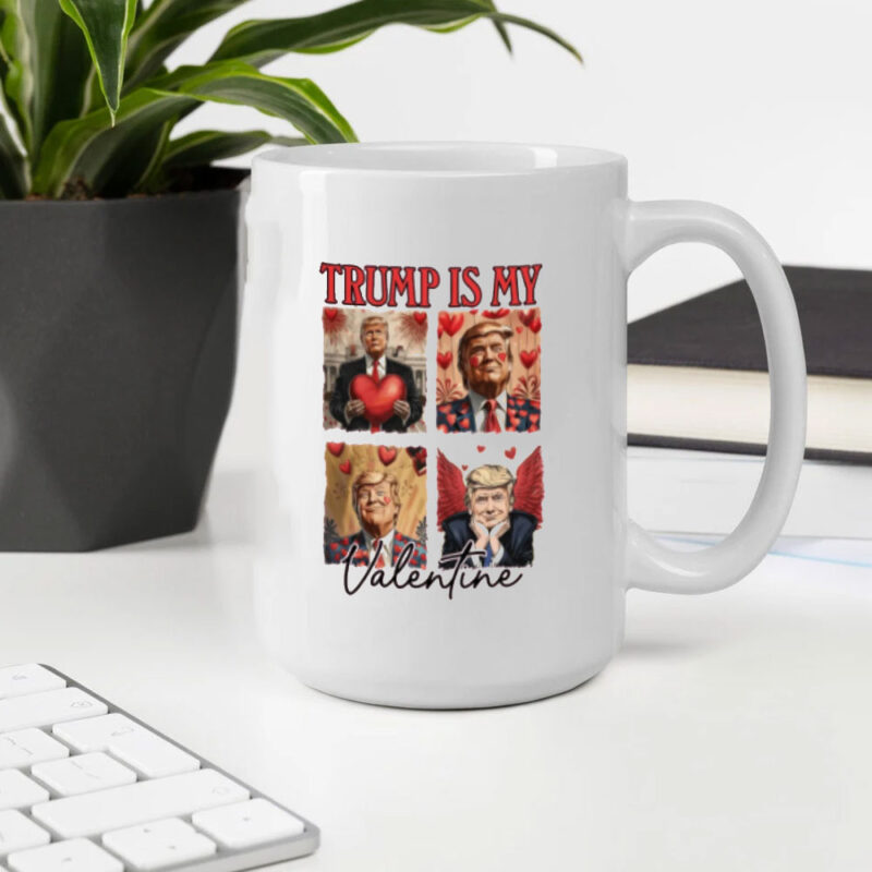 Trump Valentine's Day Mug: Show Your Love for the 45th President 10 Trump-Lover-Mug,-Trump-Is-My-Valentine-Wear,-Cupid-Trump-Mug2