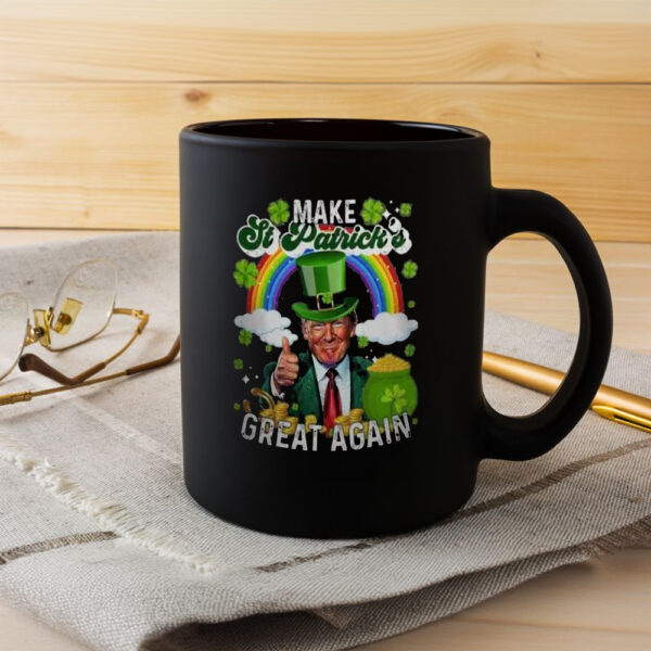 Trump MAGA Make St. Patrick's Day Great Again 45 47 President Mug