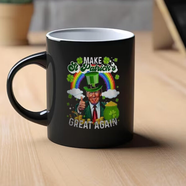 Trump MAGA Make St. Patrick's Day Great Again 45 47 President Mug1