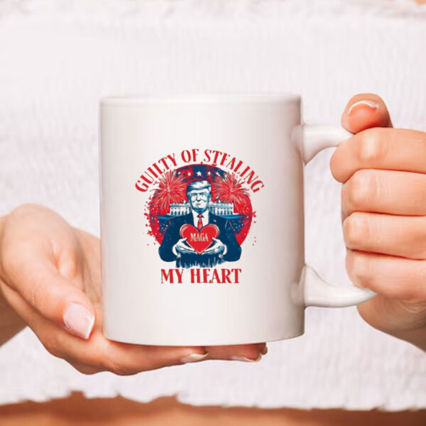 Trump Maga guilty of stealing my heart Valentine’s day Mug