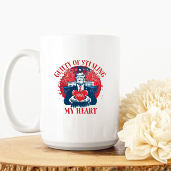 Trump Maga guilty of stealing my heart Valentine’s day Mug