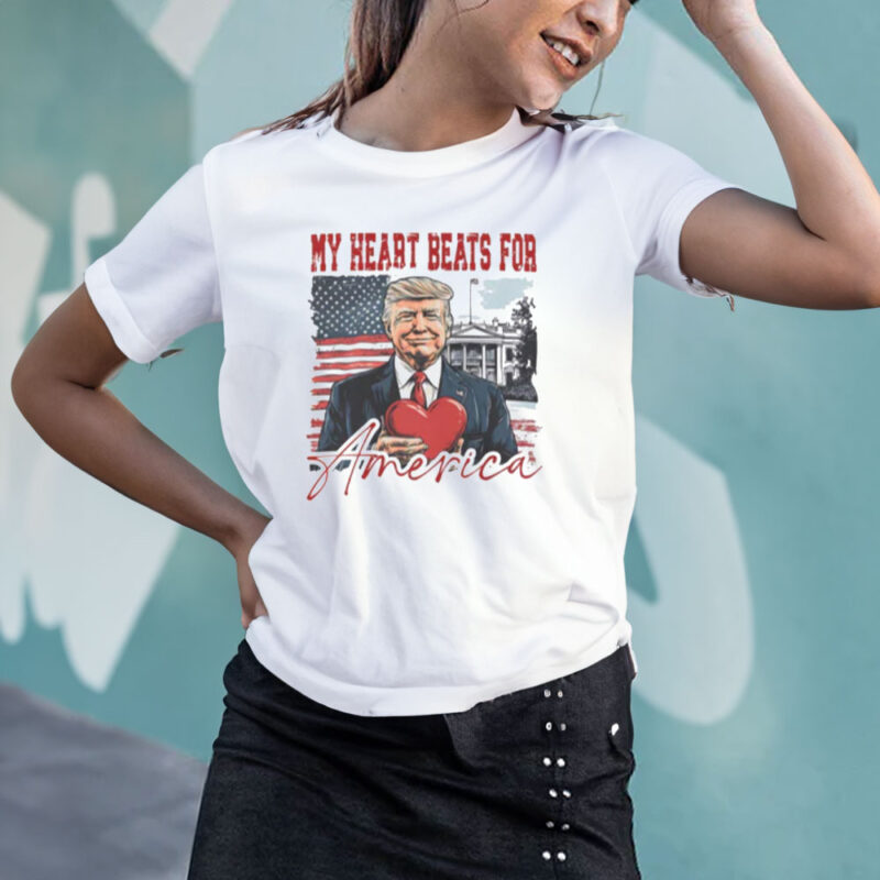Show Your Patriotism with the "Trump, My Heart Beats for America" Shirt 11 Trump,-My-Heart-Beats-for-America-Shirt3